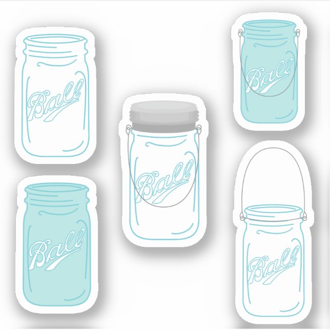 Conjunto de Adesivos Personalizados para Casamento (Frente)