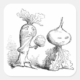 Conjunto de Adesivos "Proposta Vegetal" Quadrado