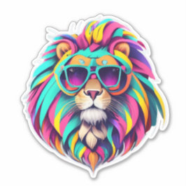 Conjunto de Adesivos Selvagens e Lion Livre