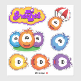Conjunto de Adesivos Sneezies