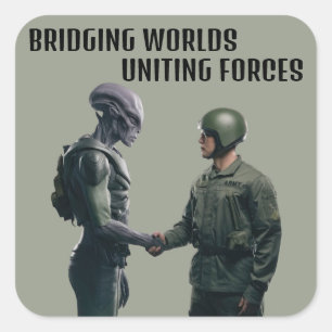 Conjunto de alienígenas e adesivos Soldier