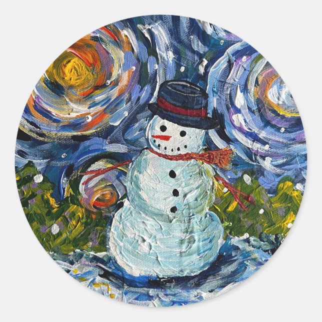 Conjunto de autocolantes de neve (Frente)