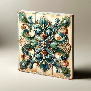 Conjunto de Azulejos Harmonic Fleur