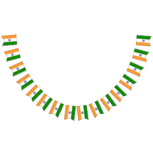 Conjunto de bandeiras da Índia