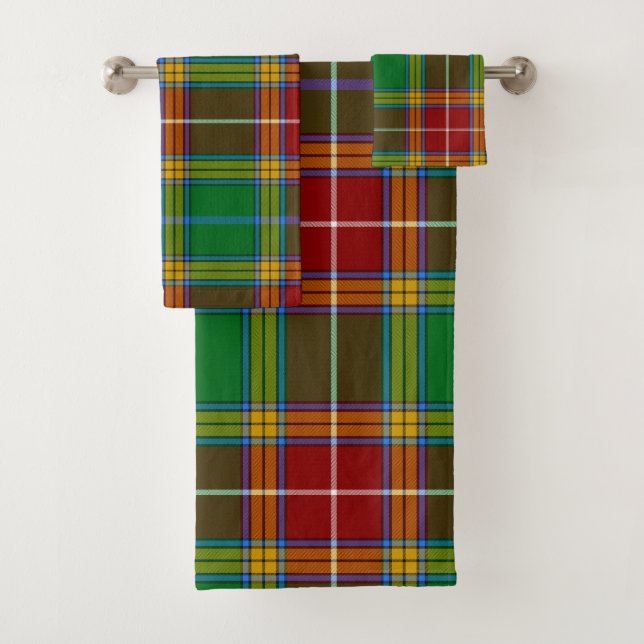 Conjunto de Bandejas de Xadrez de Tartan Verde Mod (Insitu)