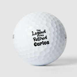 Conjunto de bolas de golfe de presente de aposenta