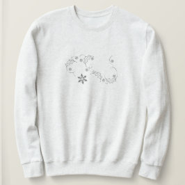 Conjunto De Camisa De Inverno Elevado Para Mulhere