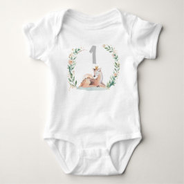 Conjunto de camisa para aniversário de 1 ano Winte