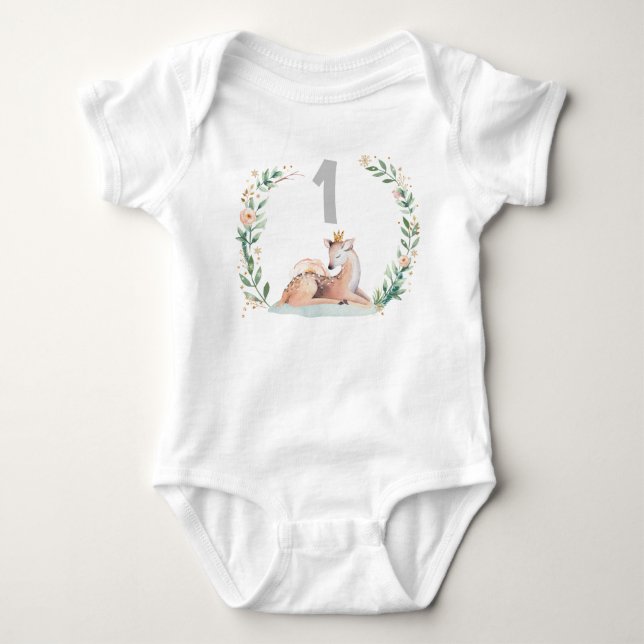 Conjunto de camisa para aniversário de 1 ano Winte (Frente)