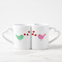 conjunto de caneca de café casal