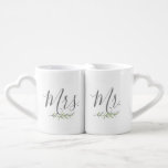 Conjunto De Caneca De Café Madeira Rústica e Folhas Botânicas Saem de Casamen<br><div class="desc">Muito simples, naturalmente chic. Galhos de aquarelas graciosos e folhas de par com madeira rústica e curvada para criar um design de casamento eterno com elegância clássica. ・ Personalize-o! Siga a modelo para adicionar seu próprio texto ou clique no botão "Personalizar" para fazer alterações profundas, incluindo fonte, tamanho do texto,...</div>