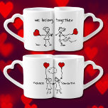 Conjunto De Caneca De Café Pertencemos Juntos A Lésbica Fofa Bastante<br><div class="desc">Celebre seu amor com este adorável conjunto de casais de bonitos bonitos, perfeito para compartilhar aqueles momentos especiais juntos. Estas canecas encantadoras apresentam uma figura lésbica bonitinha com casal segurando balões vermelhos do coração, simbolizando o laço que vos gravatas juntos, fazer estas canecas como um presente ideal para aniversários, casamentos,...</div>