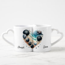 Seashell Heart Beach Valentine's Day