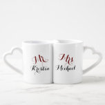 Conjunto De Caneca De Café Sr. Ela e Sra. Him<br><div class="desc">Novos nomes divertidos e divertidos para o Sr. & Sra.,  sejam recém-casados ou recém-casados.</div>