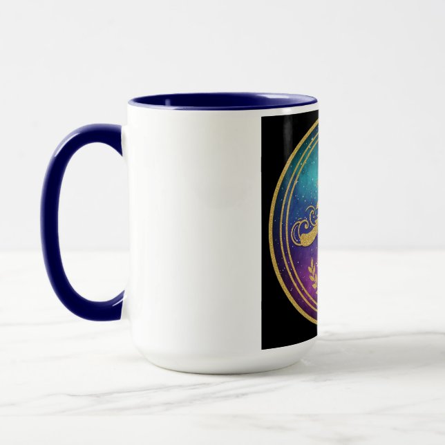 Conjunto de Canecas com Monograma Inicial 'A' - An (Esquerda)