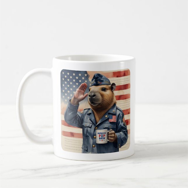 Conjunto de Canecas de Café do Capivara Veterano (Esquerda)