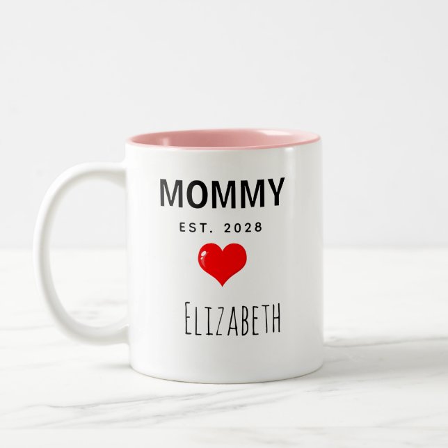Conjunto de Canecas Personalizadas para Mamãe e Pa (Esquerda)