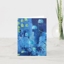 Conjunto de Cartão de Nota de Água-Viva