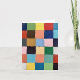 Conjunto de Cartão de Nota Funky Quadrado