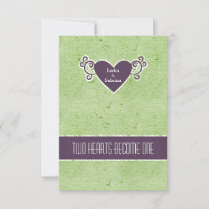 Conjunto de Casamento Maçã e Ameixa - RSVP
