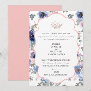 Conjunto de Casamento Terno Rosa Gossamer Convite