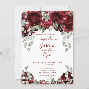 Conjunto de Convite de Casamento de Luxo Epifania 