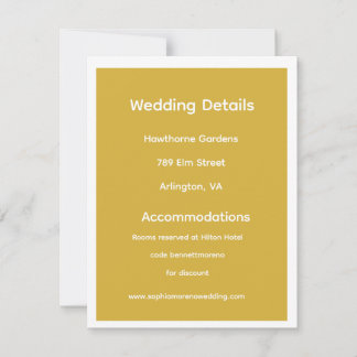 Conjunto de Convite de Casamento em Acrílico Doura