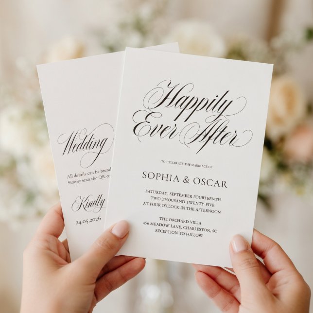 Conjunto de Convite de Casamento Felizes para Semp (Criador carregado)