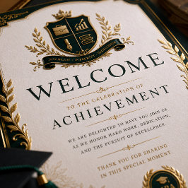 Conjunto de Convite e Programa de Formatura Elegan