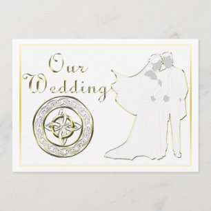 Conjunto de Convite para Casamento de Nó Celta