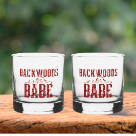 Conjunto de copos de uísque Backwoods Babe