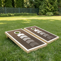 Conjunto de Cornhole com Padrão de Seta Simples e 