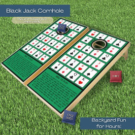 Conjunto de Cornhole de Placa de Reprodução de Jac