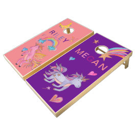Conjunto de Cornhole Unicórn para Crianças