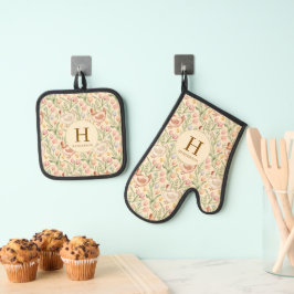 Conjunto de Cozinha com Monograma de Galinha Perso