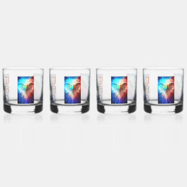 Conjunto de Drinkware de Óculos de Águia EUA