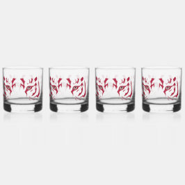 Conjunto de Drinkware para Óculos de Rosto Tigre