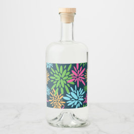 Conjunto de Etiquetas das Flores do Fireworks Colo