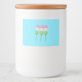 Conjunto de Etiquetas de Bebida da Comida Animel B