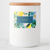 Conjunto de etiquetas de comida e bebidas