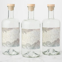 Conjunto de etiquetas de comida e bebidas