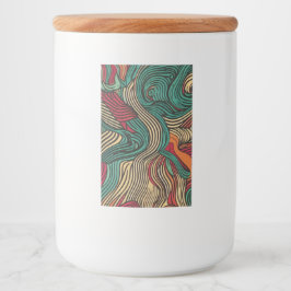 Conjunto de Etiquetas de Comidas e Bebidas ornamen