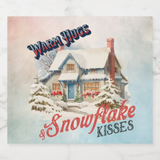Conjunto de Etiquetas de Kisses SnowFlake