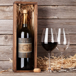 Conjunto de Etiquetas De Vinho De Casamento De Mad