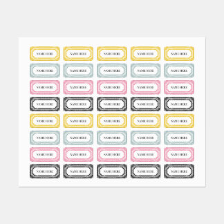 Conjunto de Etiquetas de Vintagem 1