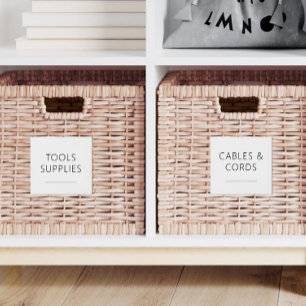 Conjunto de Etiquetas Essentials para Casa Editáve
