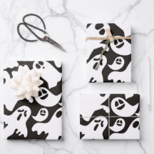 Conjunto de Folhas Planas de Papel de Embalagem de