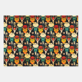 Conjunto de Folhas Planas de Papel de Encapsulamen