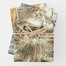 Conjunto de folhas planas de papel "neutro e chic"