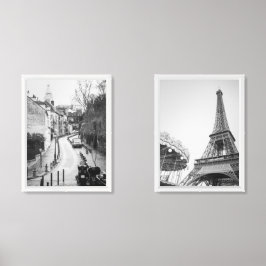 Conjunto de Impressão de fotos em torre Eiffel de 